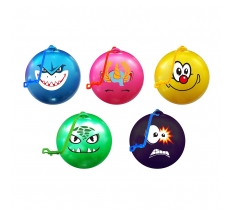 Cartoon Face 10" ( 25cm ) Fruit Scented Ball With Keychain