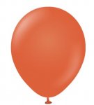 Kalisan 12" Retro Rust Orange Latex Balloons 100 Pack