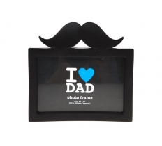 Fathers Day Moustache Frame 4 X 6"