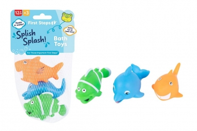 First Steps Vinyl Bath Toys 3 Pack