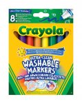 Crayola 8 Ultra Clean Washable Broad Markers ( 58-8328 )