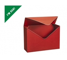 Envelope Flower Box Lined Red X10 ( £1.22 Each )