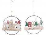 Chrsitmas Hang Wreath 21Cm