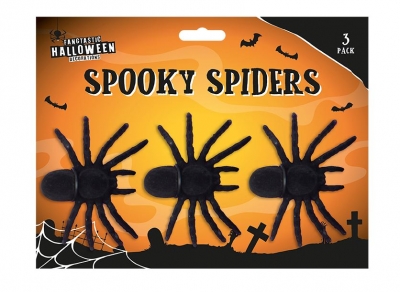 Halloween Spooky Spiders - 3 Pack