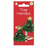 Christmas Xmas Tree Hair Clips