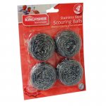 Stainless Steel Scourers 4 Pack