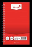 Silvine Twin Wire Notebook Lined 158mm X 101mm 60 Pages