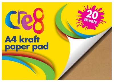 A4 Kraft Paper Pad 20 Sheets