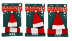 Pet Christmas Hat/ Scarf Set