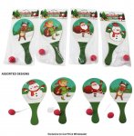 Paddle Ball Christmas Assorted Designs