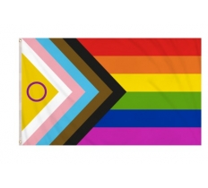 Intersex Progress Pride LGBTQ+ Flag (5ft x 3ft) Polyester