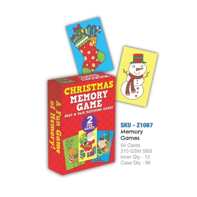 Christmas Card Memory Game