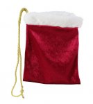 Santa Sack Purse Velvet 22X28Cm