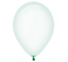 Crystal Pastel Green 331 Latex Balloons 12"/30cm - 50 Pack c