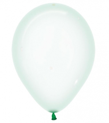 Crystal Pastel Green 331 Latex Balloons 12"/30cm - 50 Pack c