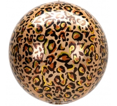 Animalz Leopard Print Orbz Foil Balloons G20
