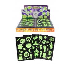 Glow in the Dark Halloween Stickers (10cm x 15cm) X 120PC