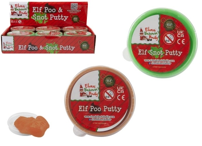 Elf Snot/ Poo Putty 40g 2 Assorted