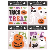 Halloween Character Gel Window Stickers