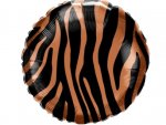 Qualatex 18" Round Tiger Stripes Pattern Balloon