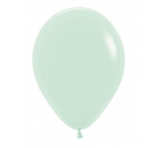 Sempertex 12" Pastel Matte Green Latex Balloons 50 Pack