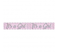 Its a Baby Girl Banner Holo