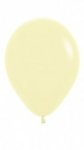 Sempertex 5" Pastel Matte Yellow Latex Balloons 50 Pack