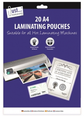 20 A4 Laminating Pouches