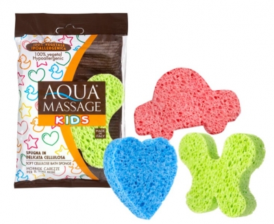 Kids Aqua Massage Sponge ( Assorted Designs )