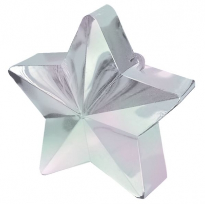 Iridescent Star Balloon Weights 150g / 5oz