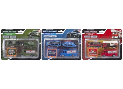 Die Cast Play Set 4 Pack ( Assorted Colours )