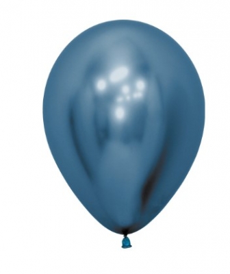 Sempertex 5" Reflex Blue Latex Balloons 50 Pack