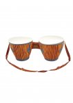 INFLATABLE BONGO DRUMS WITH STRAP 27CM X 25CM X 62CM