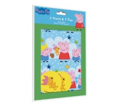 Sheet & Tag Peppa Pig