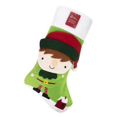 Elf 3D Christmas Stocking