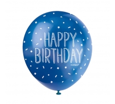 Happy Birthday 12" Balloon 5 Pack