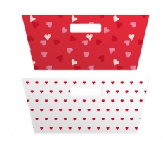 Valentines Day Printed Hamper Tray