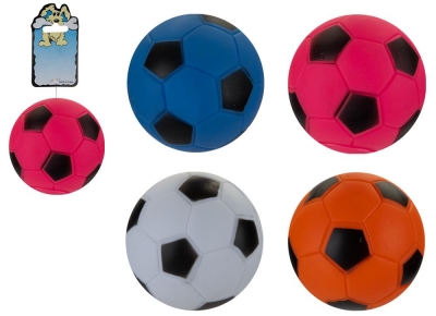 Football Vinyl Squeaking Dog Toy 4 Assorted