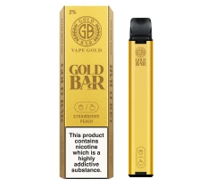 Gold Bar 600 Vape Strawberry Peach