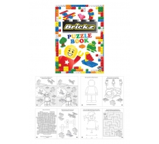 Building Brick 10.5cm X 14.5cm Puzzle Book X 48 ( 10p Each )