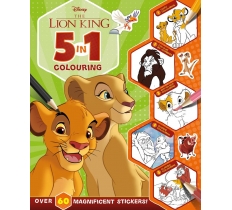 Disney The Lion King 5 in 1 Colouring