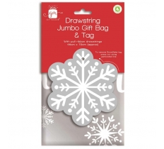 Christmas Drawstring Graphic Sack Jumbo