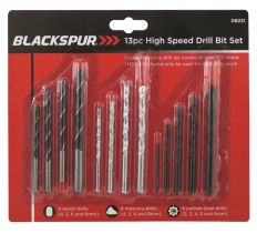 Blackspur 13 Pack Combination Drill Bit Set