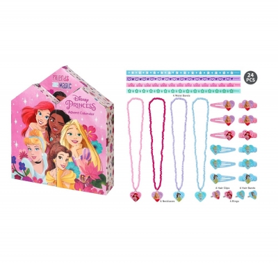 Princess Advent Calender With Hair Accessories