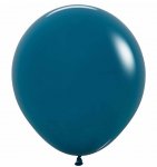 Sempertex Colour Solid Deep Teal 18" Latex Balloons 25 Pack s 18