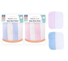 First Steps Baby Wash Cloths 4 Pack