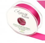 Eleganza Double Faced Satin 25mm X 20M Fuchsia