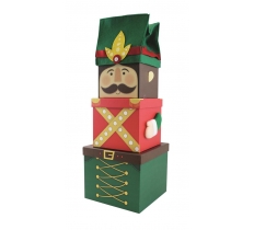 Plush Gift Box Set 3 Piece- Nutcracker Xl