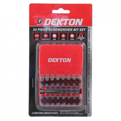 Dekton 33 Piece Screwdriver Bit Set