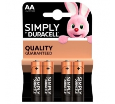 Duracell Basic AA Batteries 4 Pack X 20 ( £1.70 Each )